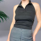 Jersey Revearsible Halter Neck Size Large