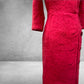 Tami Pink Wool Dress 4-6