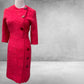 Tami Pink Wool Dress 4-6