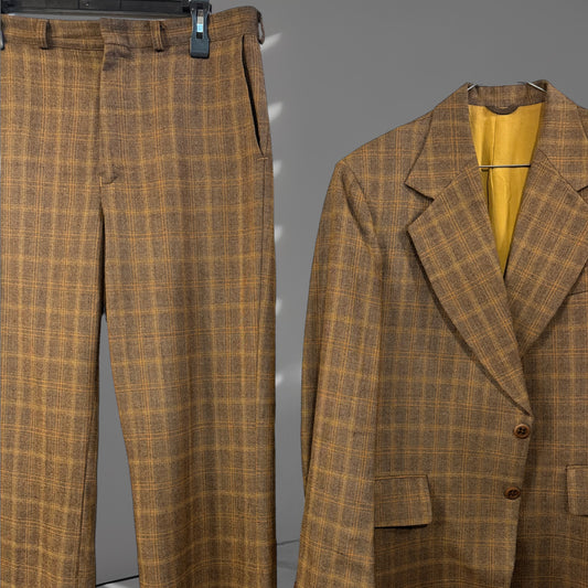 Executive 1970's Wool Suit