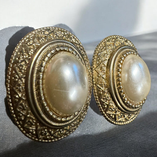 Shannon 80's Clip on Earrings