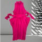 Thornton Hall Pink Midi Dress Size 8-10