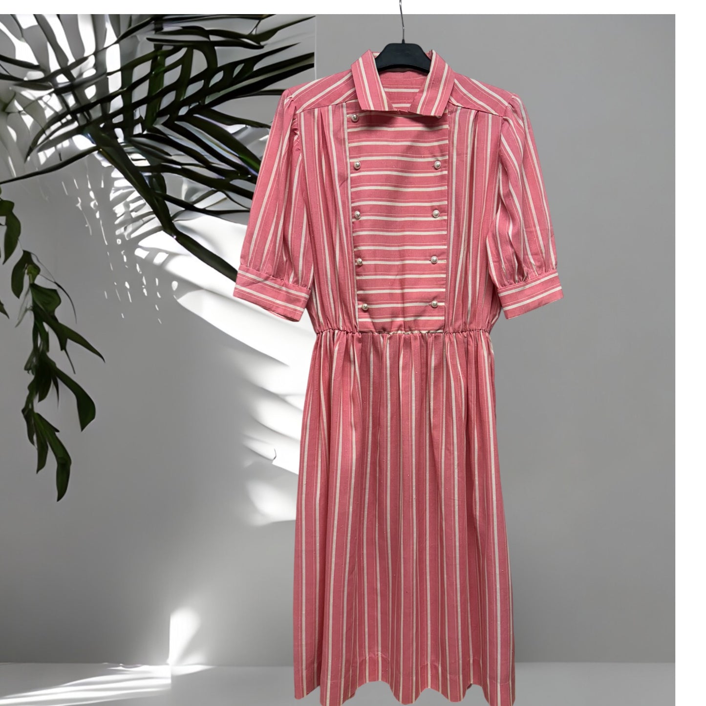 Candy Stripe Retro Dress Size 12