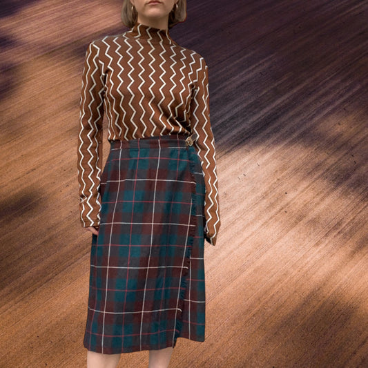 Miranda Tartan Skirt Size 10-12