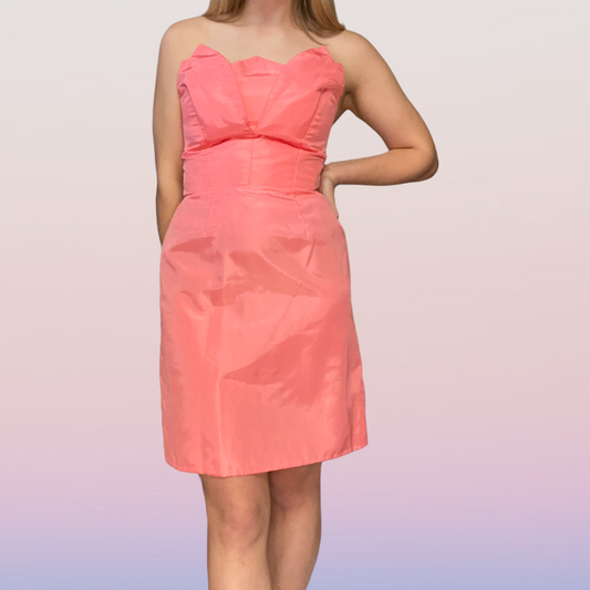 Peachy Princess Prom Dress