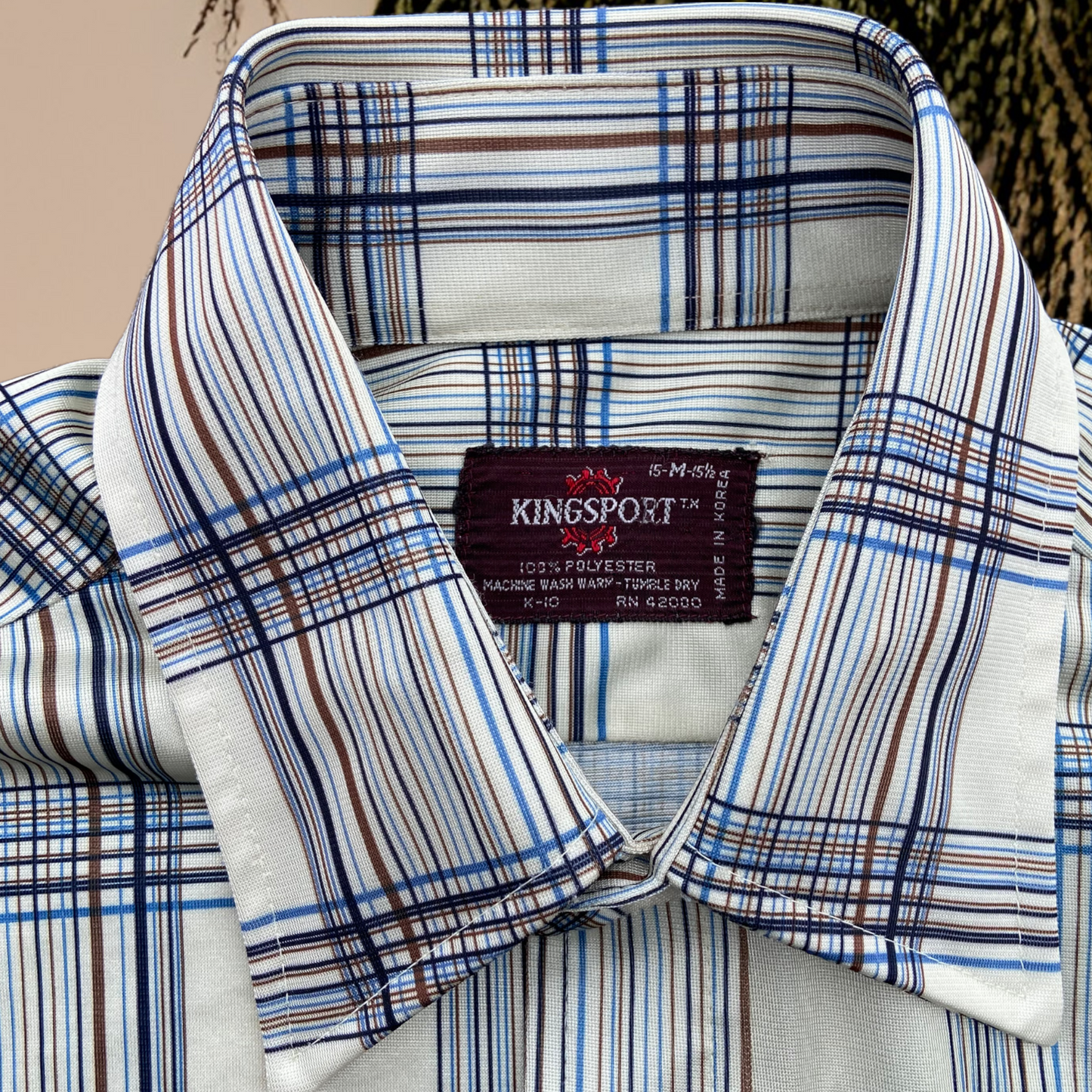 Kingsport 70’s Slinky shirt Size M