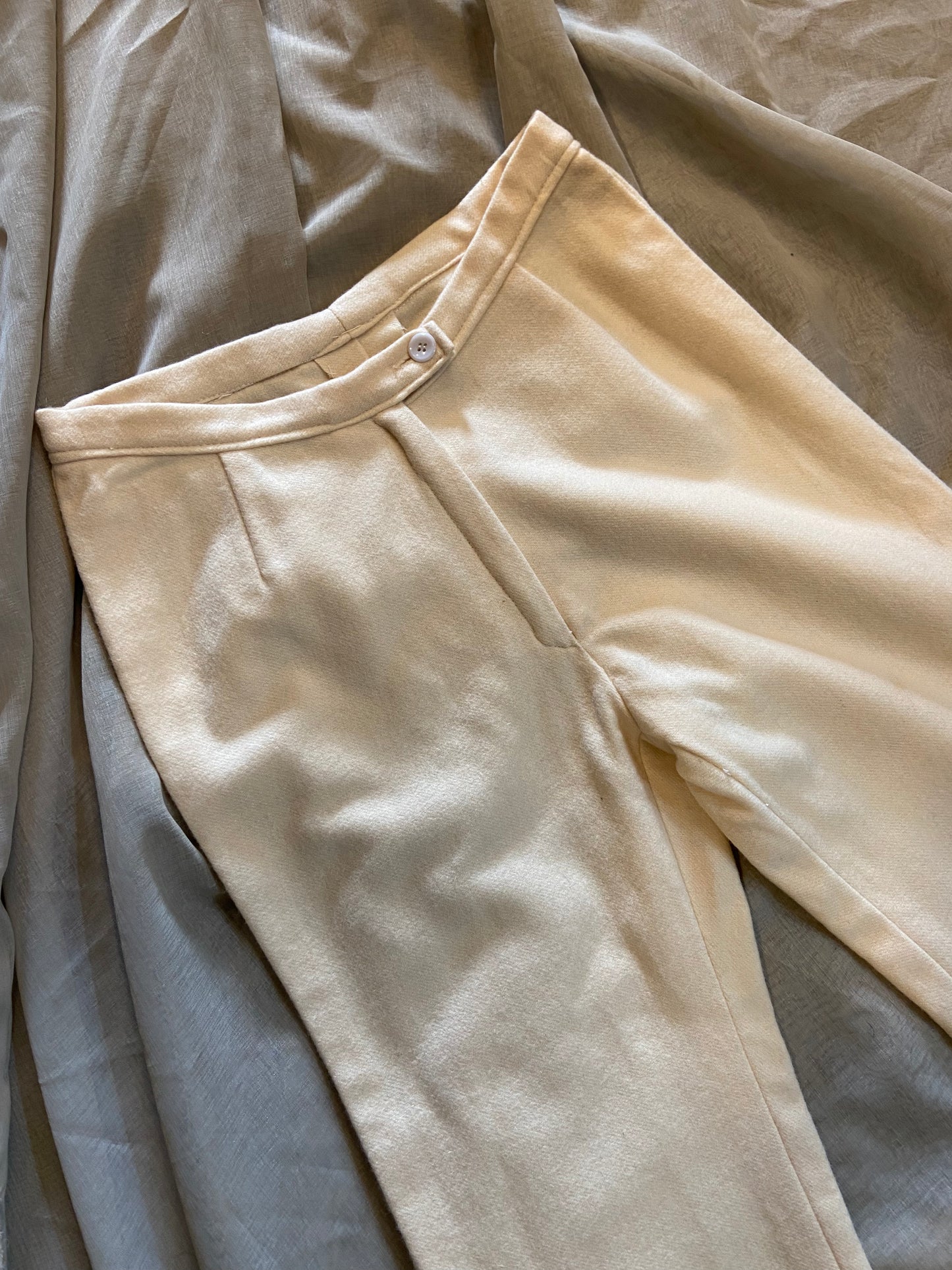 Angie Flared Wool Pants Size 8