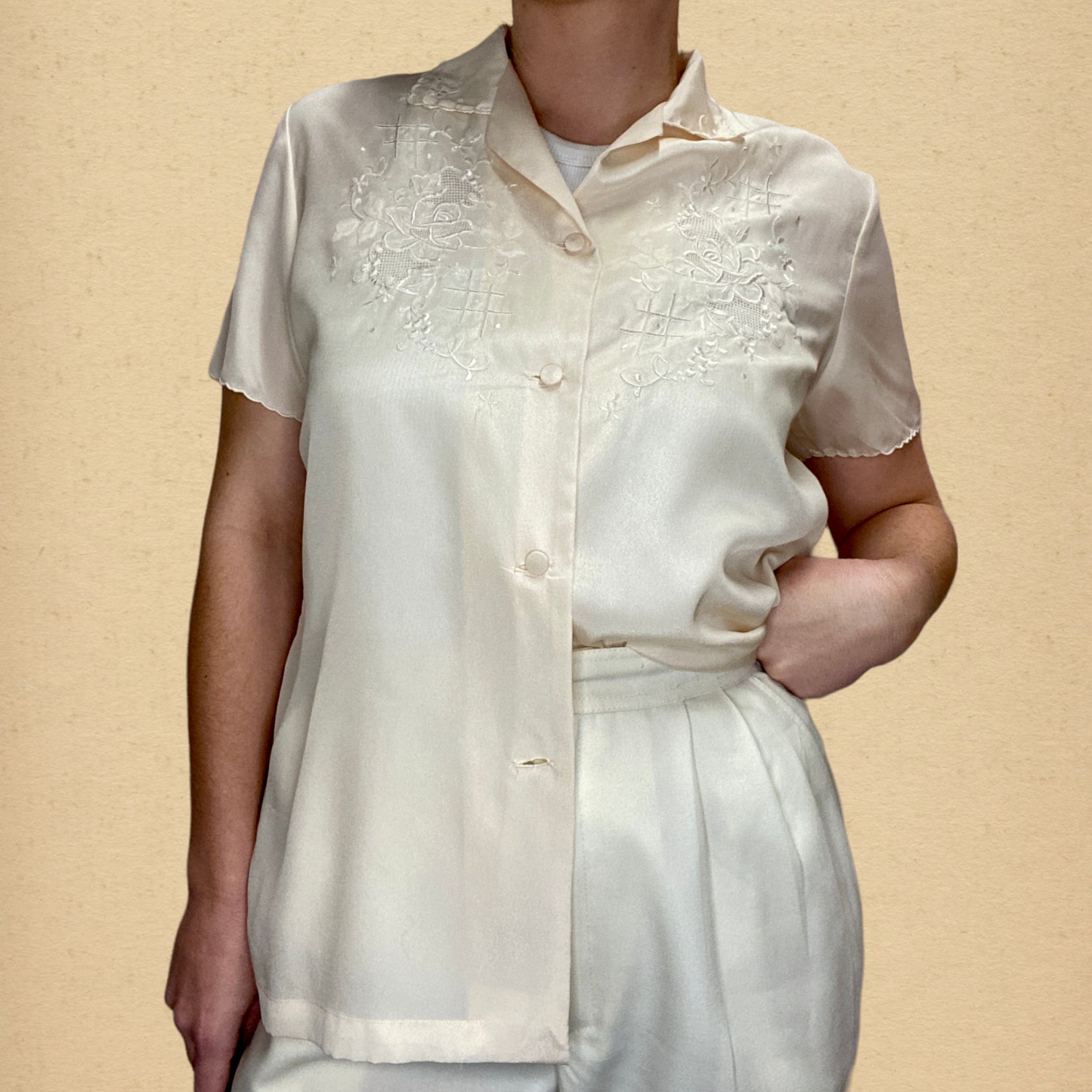 Daffodil Embroidered Blouse
