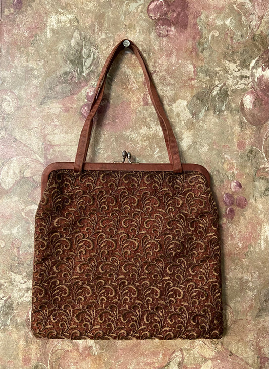 Silcrest Brown Lace  Bag